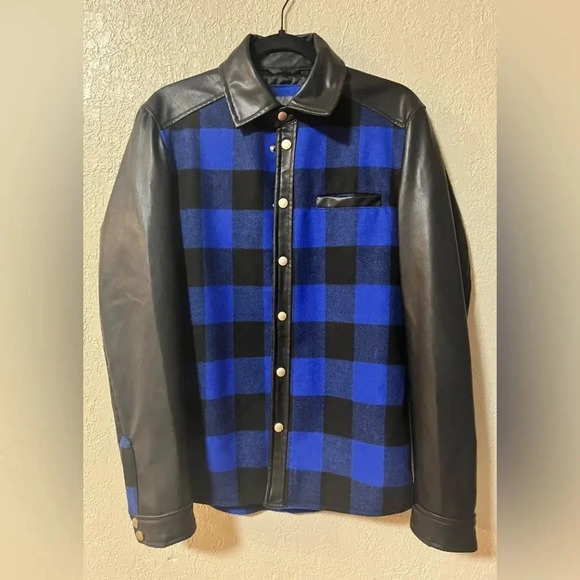 SLATE&STONE BOMBER PLAID JACKET SMALL - Picture 2 of 5